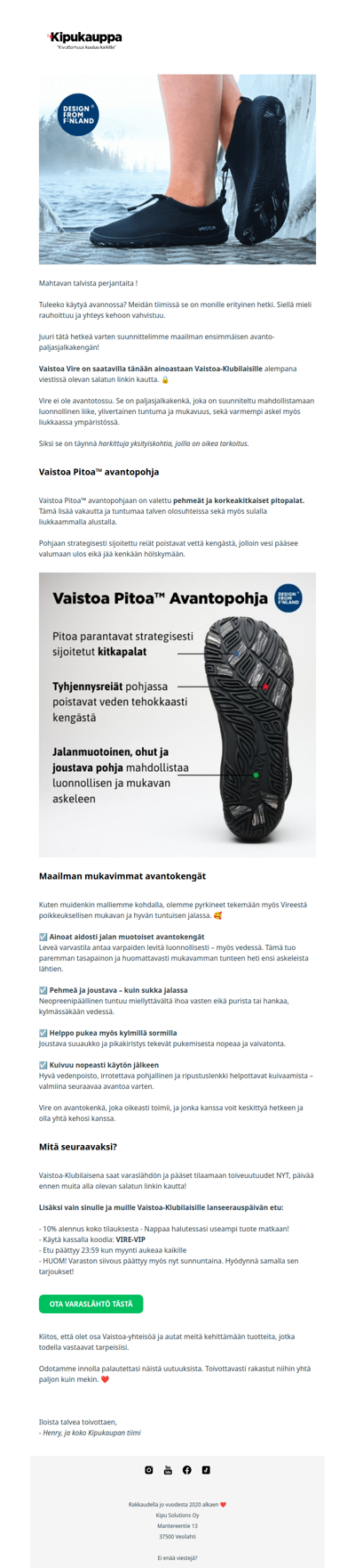 Varaslähtö alkoi nyt 😍 Hyödynnä Klubilaisen edut