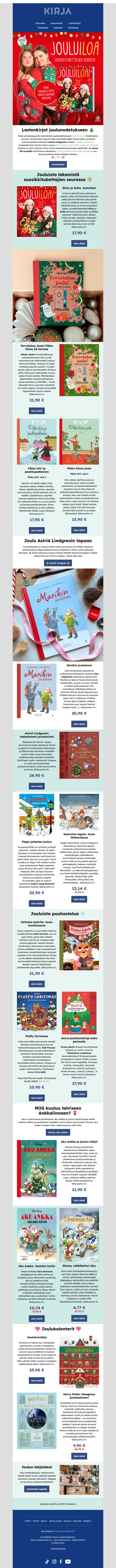 📚 Lastenkirjat joulunodotukseen 🎄🎀