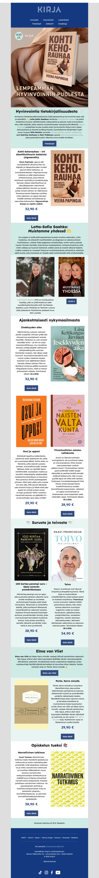 📚 Hyvinvointia tietokirjallisuudesta 🤍