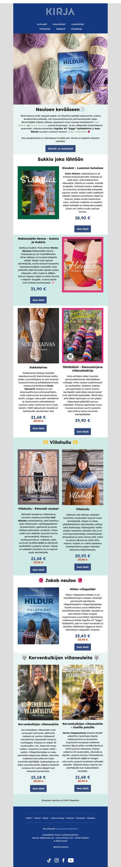 📚Neuloen kevääseen🧦