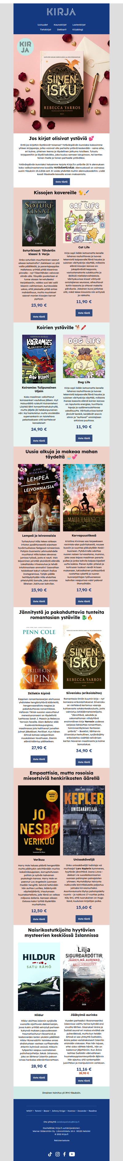 📚 Jos kirjat olisivat ystäviä 💕