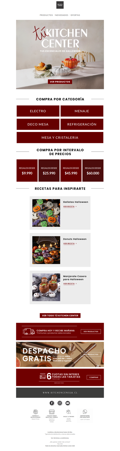 👻 Boo! Equipa tu cocina al estilo Halloween