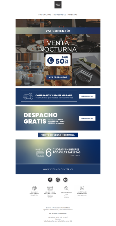 ¡Empezó Venta Nocturna! 🌙