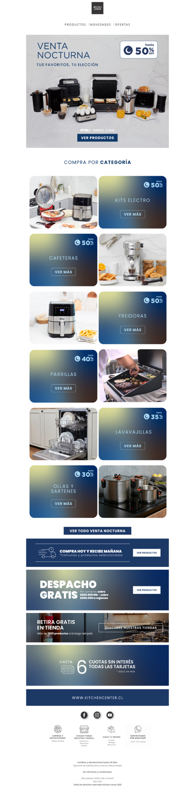 ¡Tus infaltables de cocina con hasta 50% OFF! 🔥