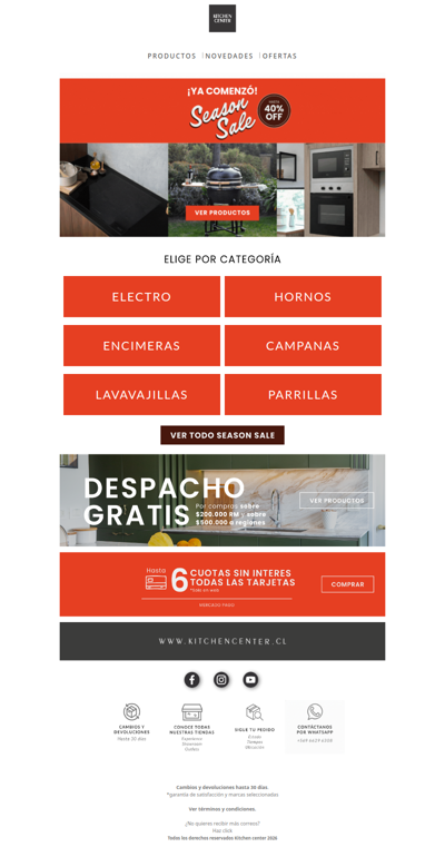 ¡Comenzó Season Sale! Hasta 40% OFF 🎉