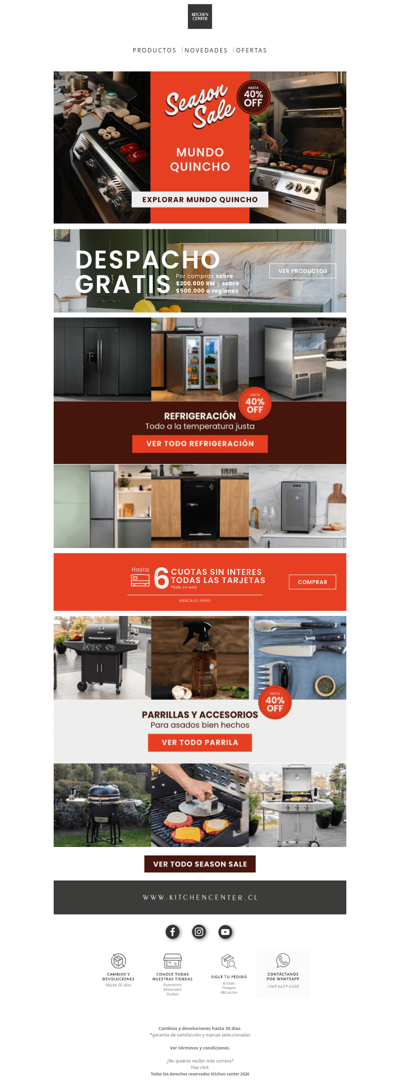 Todo para Quincho hasta 40% OFF 🍷🥩