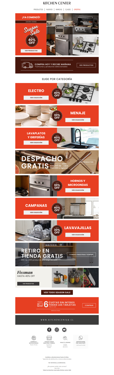 ¡Comenzó Season Sale! Hasta 40% OFF 🎉