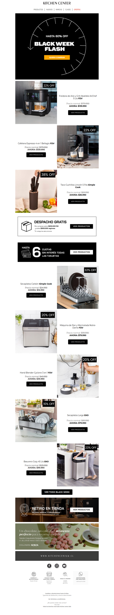 ⚡ Black Week: Ofertas Flash activas