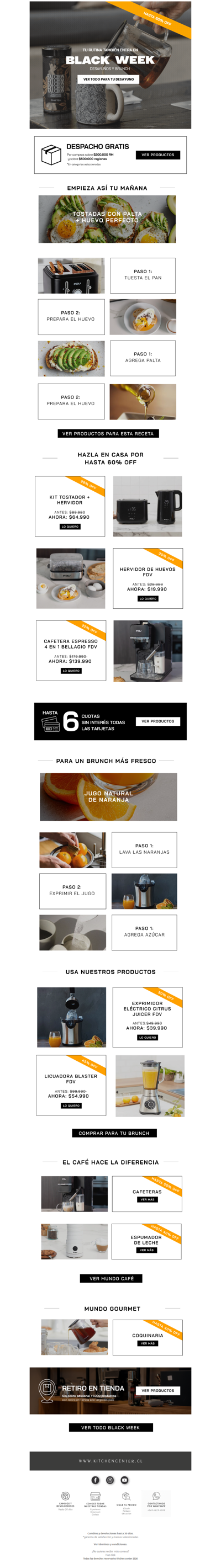 Todo para ricos desayunos hasta 60% OFF 🍳✨