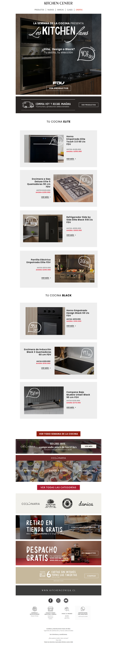 ¿Una cocina de lujo con hasta 40% OFF? ¡Sí, existe!🔥