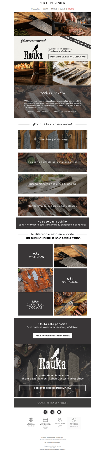 NEW IN 🔪 RAUKA llega a Kitchen Center