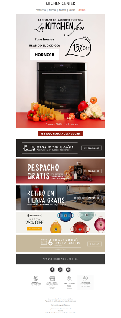 ¡ÚLTIMAS HORAS! 15% OFF extra en Hornos FDV 🔥