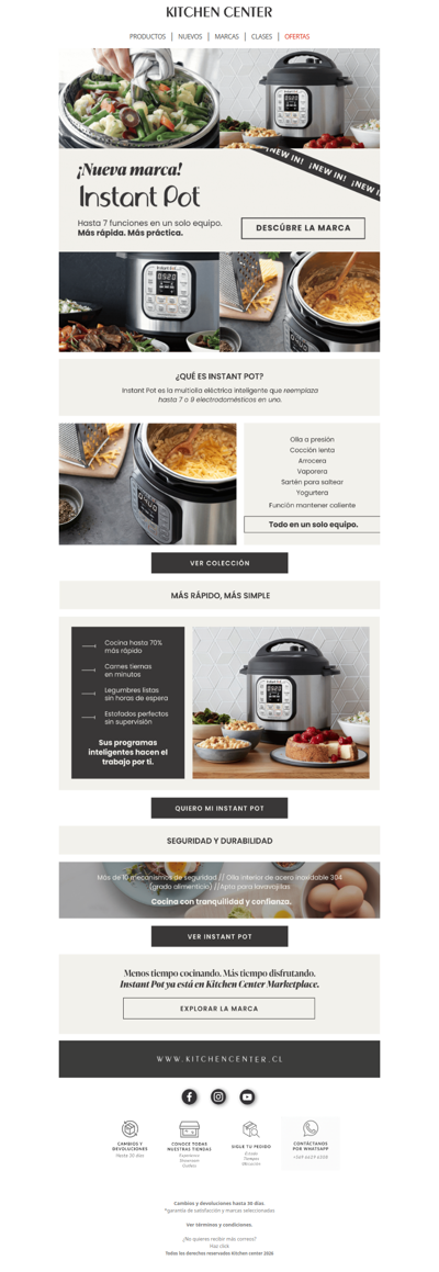 NEW IN 🔥 Llega Instant Pot a Kitchen Center