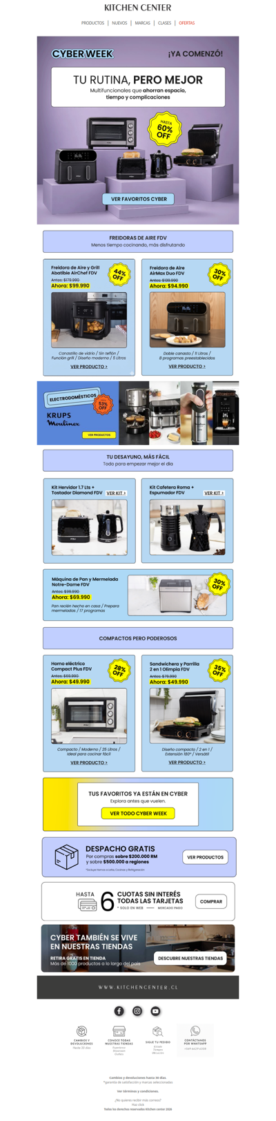 Hasta 60% OFF🍟 ¡Cocina más, complícate menos!