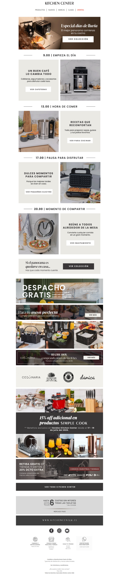 🌧️ Café, cocina y lluvia... el panorama perfecto