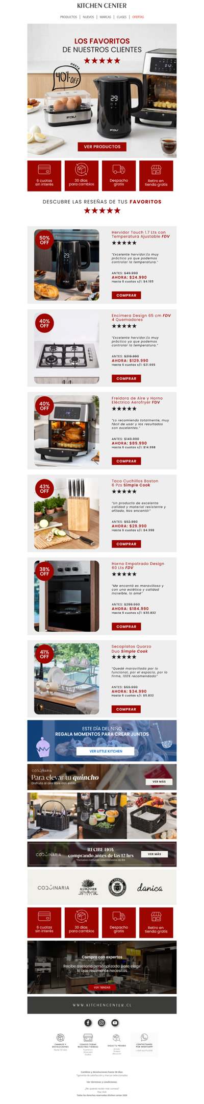 ⭐ Favoritos con hasta 40% OFF
