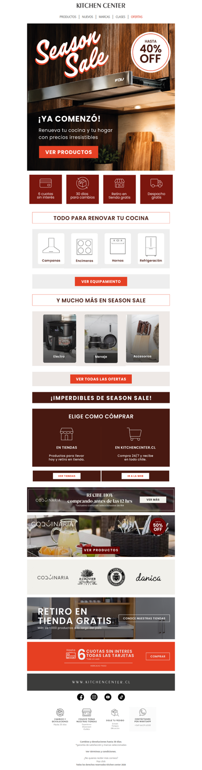 ¡Comenzó Season Sale! Hasta 40% OFF 🎉