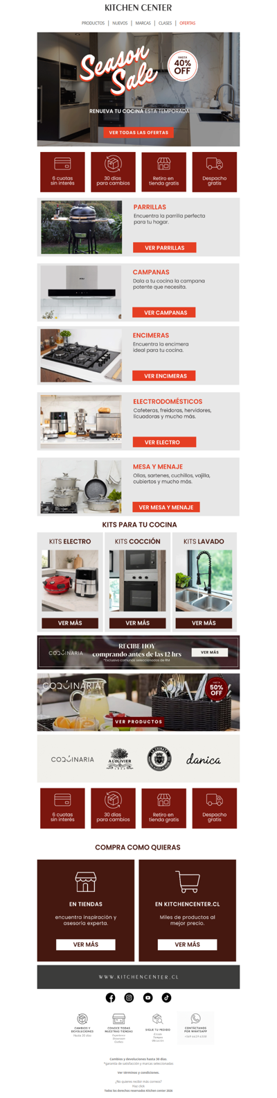 Fin de temporada... ¡Hora de renovar tu cocina! 🔥