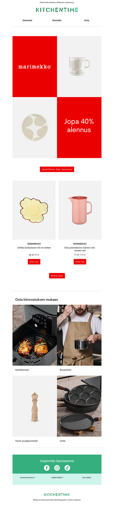 Marimekko | Jopa 40% alennus