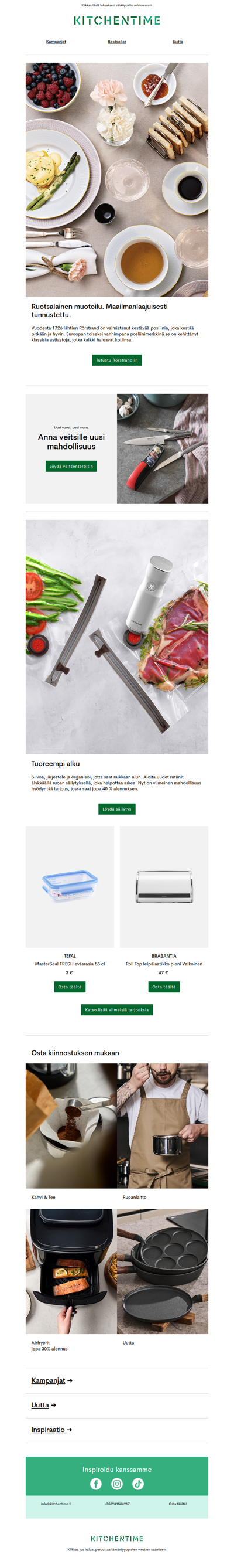 Rörstrand: Pakollinen jokaisella pöydällä