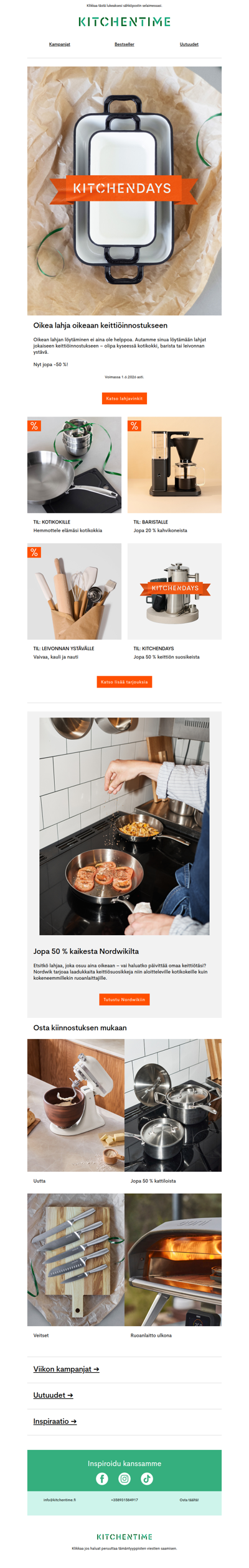 Jopa 50 % lahjoista kotikokille