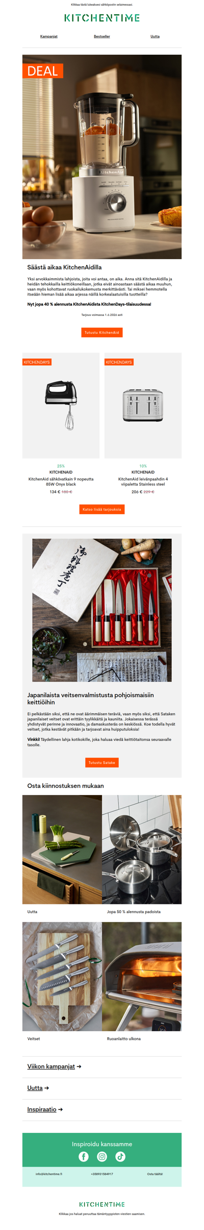 KitchenAid | Jopa 40 % alennusta