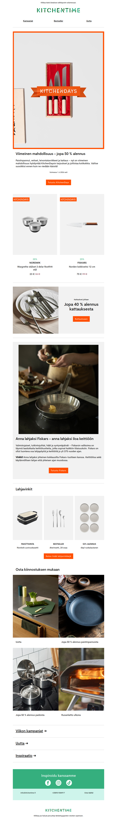 Viimeinen mahdollisuus! Jopa 50 % alennus