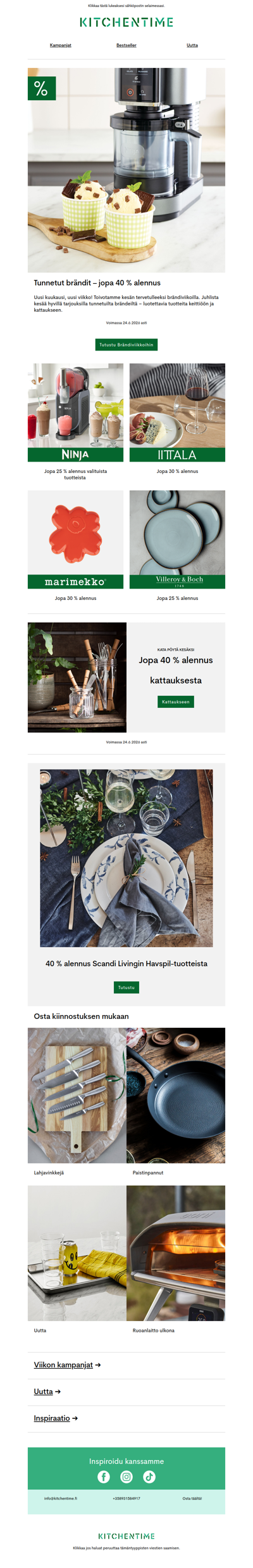 Hurraa! Brändiviikot – jopa 40 % alennus