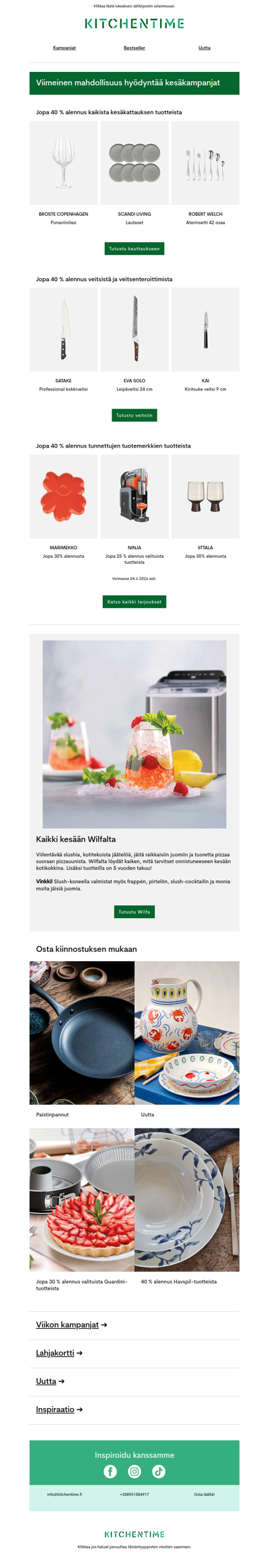Viimeinen mahdollisuus lukuisiin hyviin tarjouksiin