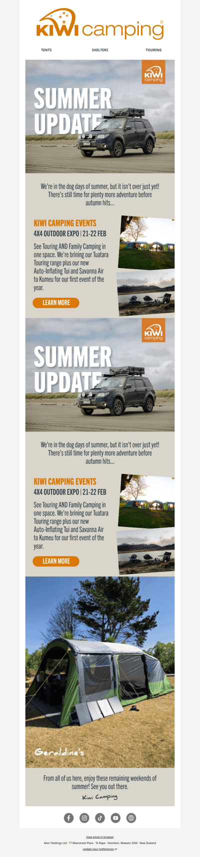 Your February Camping Update 🏕️