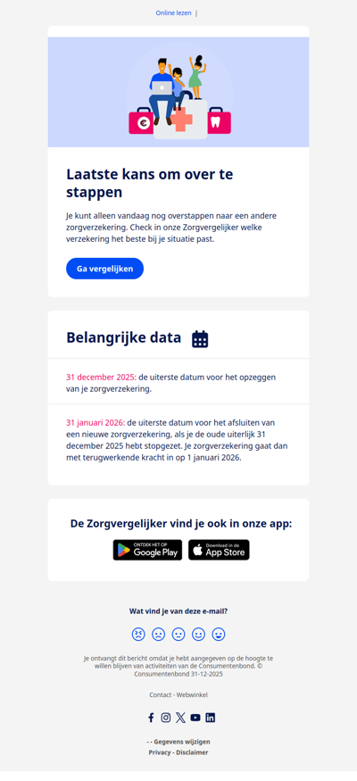 Check vandaag nog je zorgverzekering