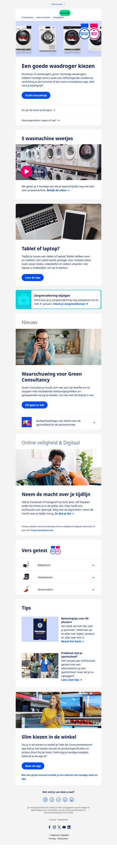 Nieuwe wasdroger kopen? Dit moet je weten
