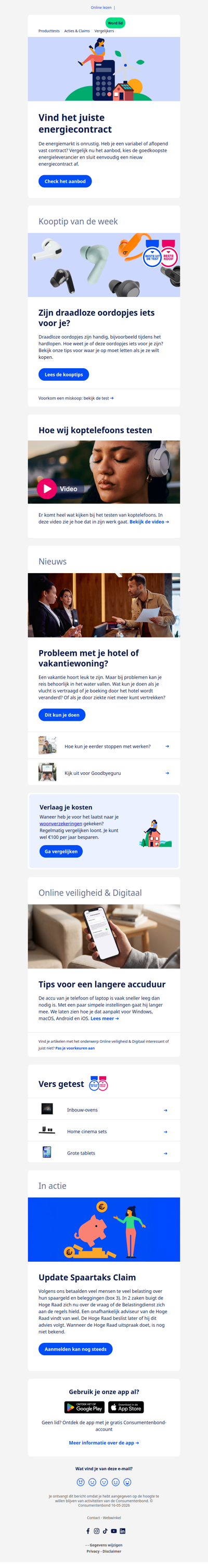 Vind het juiste energiecontract