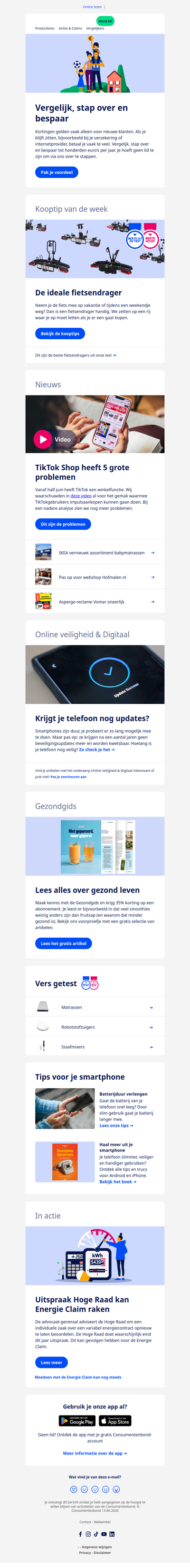 Vergelijk, stap over en bespaar