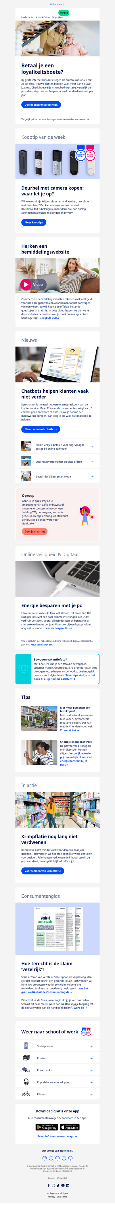 Betaal je een loyaliteitsboete?