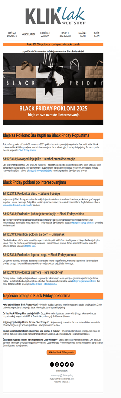 Crni petak se približava – pripremi se!