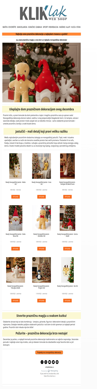 Stiže praznična sezona – vreme je za savršenu novogodišnju dekoraciju!