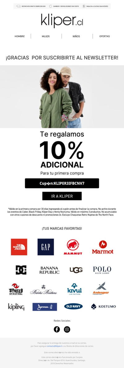 Gracias por suscribirte, encuentra una sorpresa en este correo