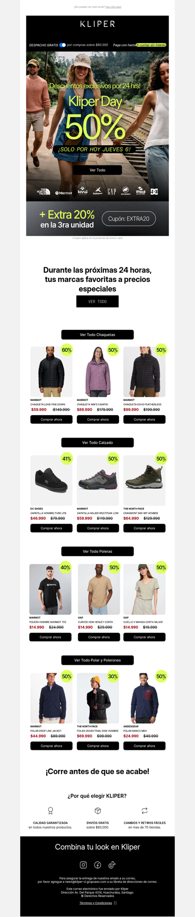 ¡YA COMENZÓ! ⚡️ Hasta 50% off en Kliper Day + extra 20%