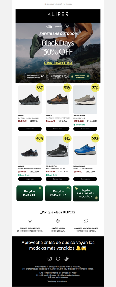 Descuentos IMPERDIBLES en Zapatillas Outdoor 😱