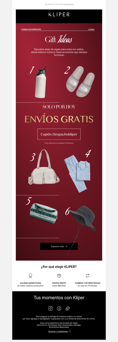 Envíos Gratis solo por hoy 🚚✨ Ideas de regalo que inspiran
