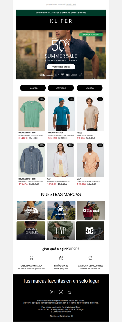 ¡Hasta 50% OFF en Poleras, Camisas y Blusas! ✨