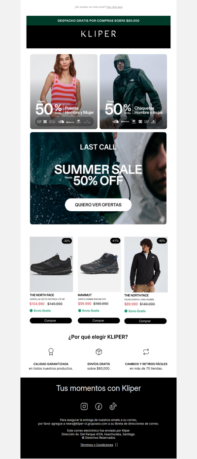 El sol sigue, pero el Summer Sale se va...