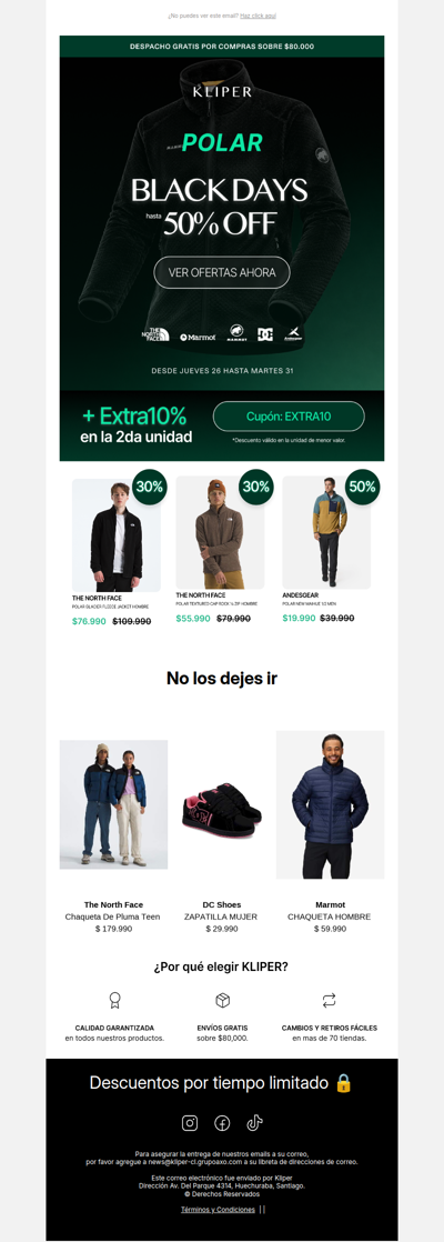 Black 🖤 Encuentra tu polar favorito