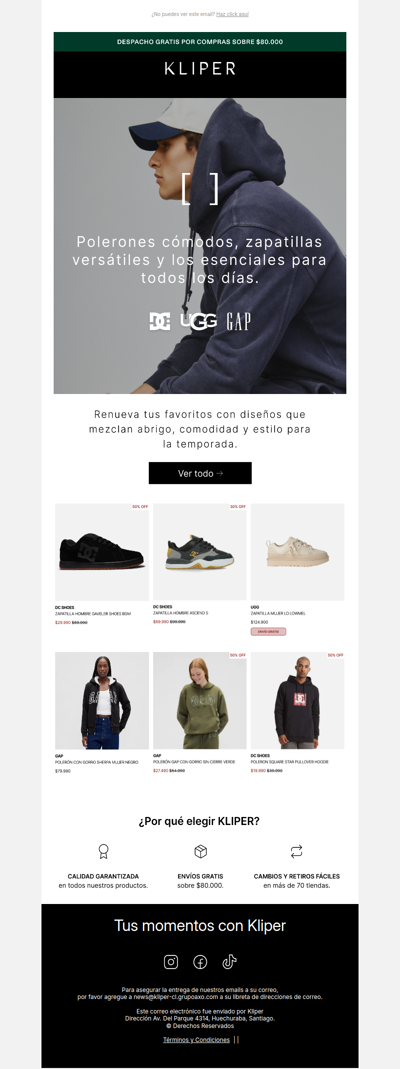 Nueva temporada: zapatillas y polerones que vas a usar todo el invierno
