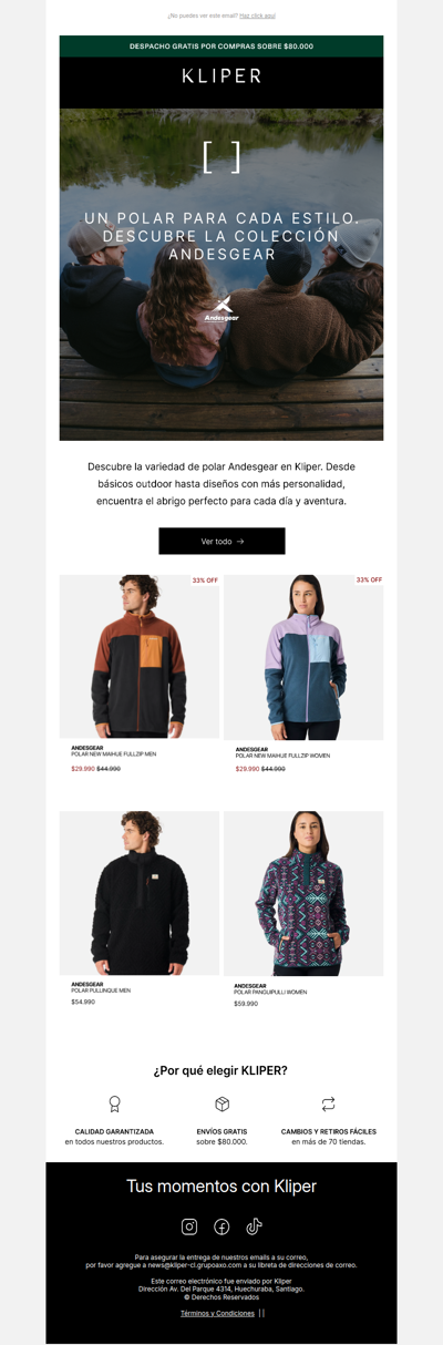 Encuentra tu polar Andesgear ideal