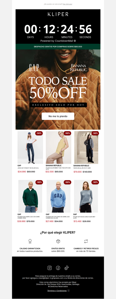 Lluvia de descuentos ☔️ 50% OFF