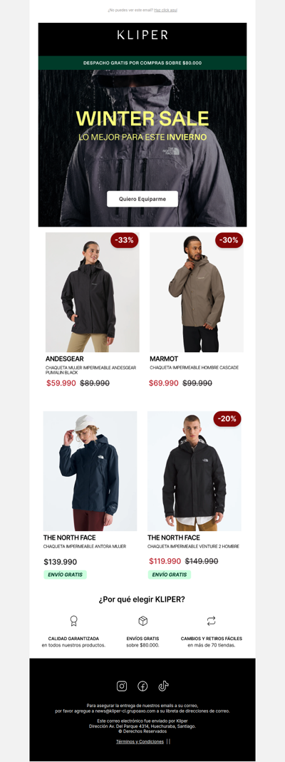 Elige la chaqueta que te acompañará todo el invierno