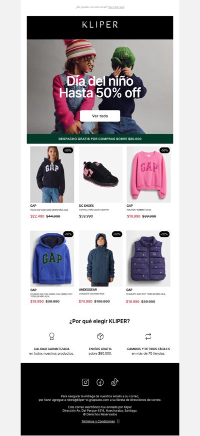 Celebra el Día del Niño 🎁 hasta 50% OFF