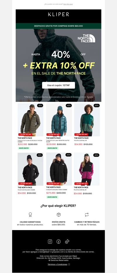 The North Face: SALE + 10% extra 👀